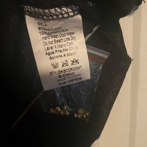 Black mesh detailed designed leotard